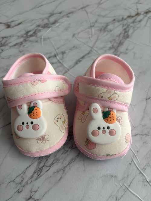 Baby Bunny Soft Shoes with Strap – Cute, Comfortable & Lightweight
