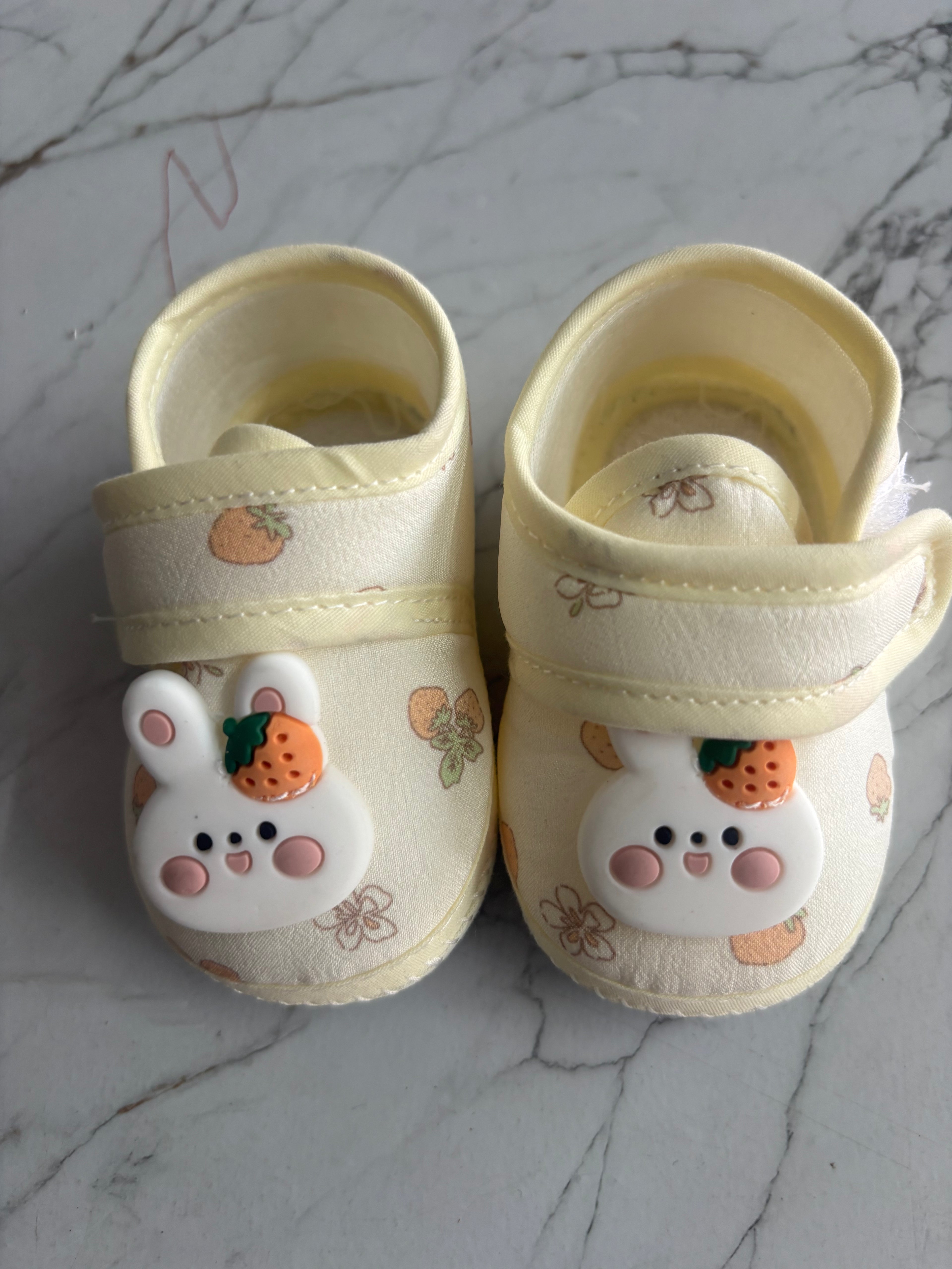 Baby Bunny Soft Shoes with Strap – Cute, Comfortable & Lightweight